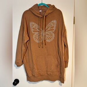 Extra long hoodie NEVER WORN